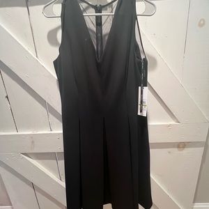 Calvin Klein pleated cocktail dress